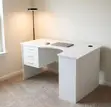 Kiti cha Ofisi Nyeupe cha Kona cha 1.2M - 5
