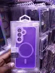 Lit Purple Translucent MagSafe Case for Samsung Galaxy S24 - 1