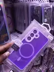 Lit Purple Translucent MagSafe Case for Samsung Galaxy S24 - 2