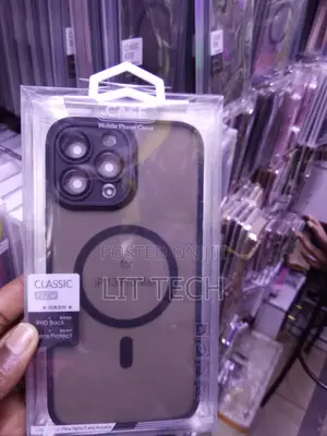 Classic Translucent MagSafe Case for iPhone 13 Pro Max - Black