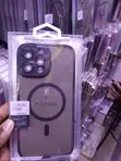 Classic Translucent MagSafe Case for iPhone 13 Pro Max - Black - 1