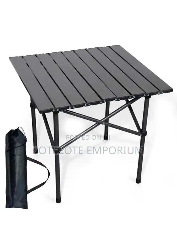 Foldable Metallic Picnic Camping Table - 1
