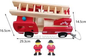 Realistic Educational Fire Engine Toy