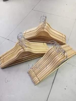 Elegant Wooden Garment Hangers - Smooth Finish