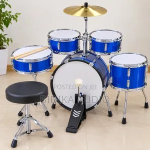 Kids Jazz Drum Kit - Blue