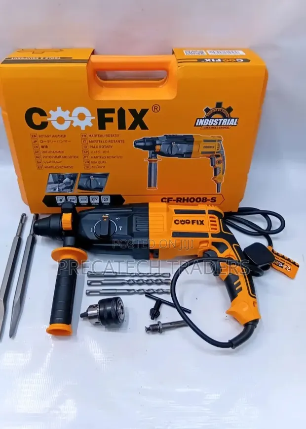 Coofix 800W Rotary Hammer Drill - Heavy Duty - 1