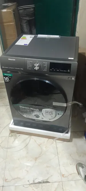 Hisense 10.5/6kg Mashine ya Kufulia na Kukausha Mbele