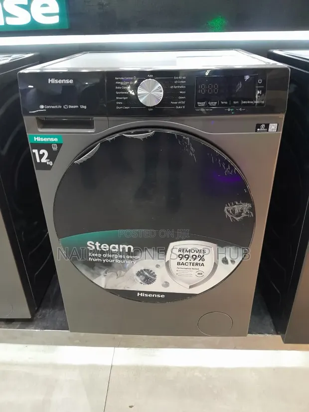 Hisense 12KG Mashine ya Kufulia ya Mbele - 1