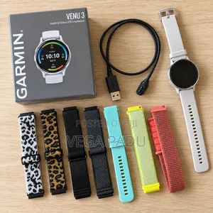 Garmin Venu 3 Smartwatch - Original + 6 Extra Straps