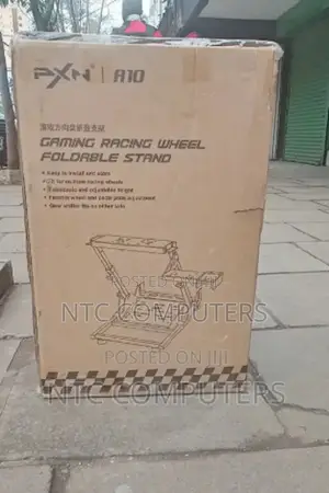 PXN A10 Racing Wheel ya Michezo na Stand Inayokunjwa