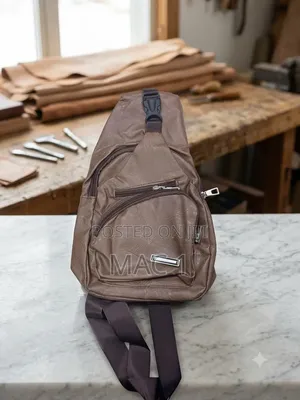 Mkoba wa Kiume wa PU Leather wa Crossbody - Mkoba wa Mfumo wa Maji