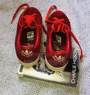 Adidas Stan Smith Sneakers - Red, Women's Size 5.5