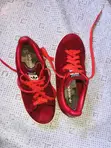 Adidas Stan Smith Sneakers - Red, Women's Size 5.5 - 4
