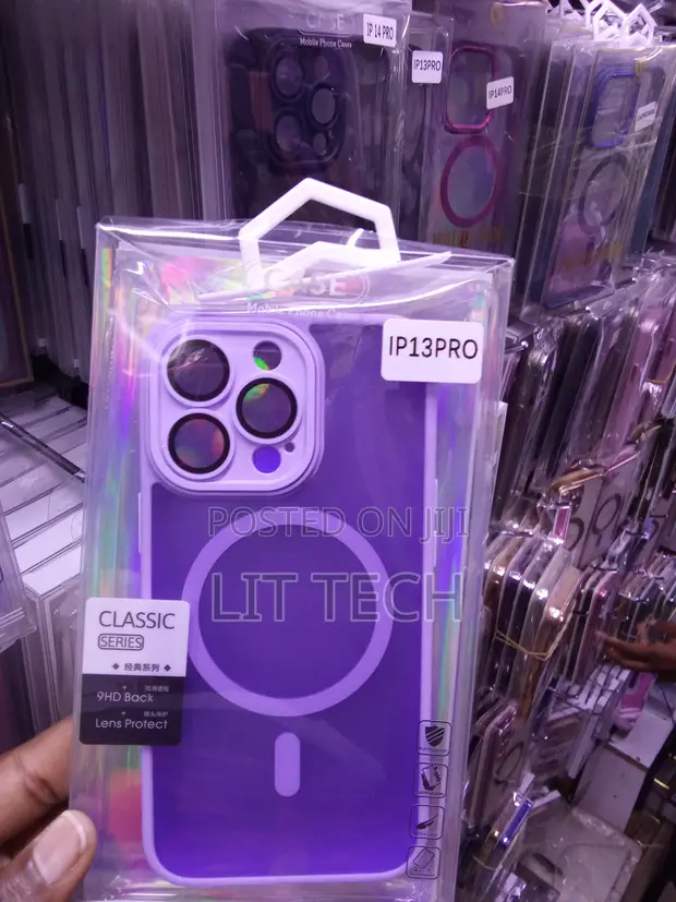 Kava ya LILAPurple Matte Translucent MagSafe kwa iPhone 13 Pro - 1