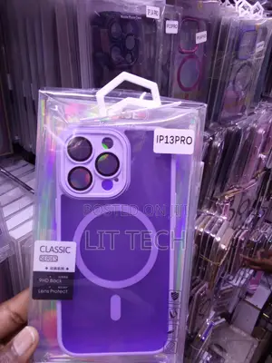 Kava ya LILAPurple Matte Translucent MagSafe kwa iPhone 13 Pro