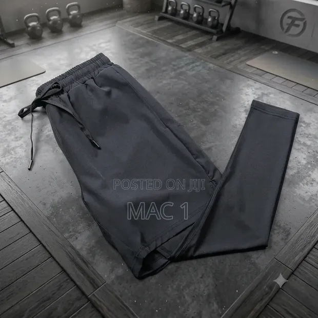 Men's Gym & Sports Shorts with Built-in Compression Tights - 1