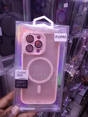 Pink Translucent MagSafe Case kwa iPhone 13 Pro