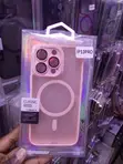 Pink Translucent MagSafe Case kwa iPhone 13 Pro - 1
