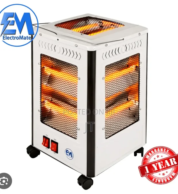 ElectroMate 2000W 5-Sided Quartz Room Heater (QH02) - 1