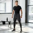 Men's 2-in-1 Quick-Dry Workout Shorts & Tights - 1