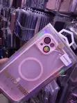 Translucent MagSafe Case for iPhone 14 Plus / 15 Plus (Pink) - 2