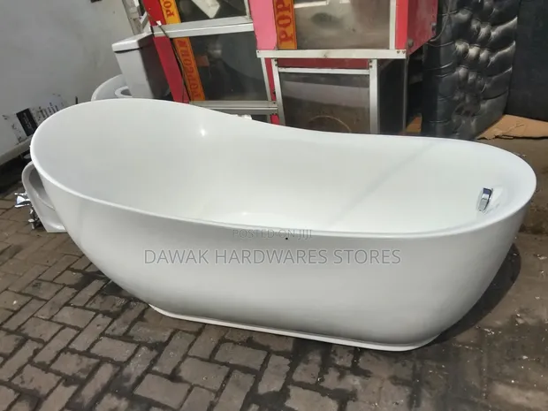 Freestanding Modern Egg Shaped Executive Bathtub - 1