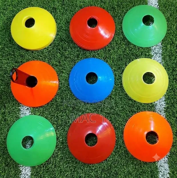 Multi-Colored Field Marker Discs with Holder Strap - 1