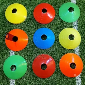 Multi-Colored Field Marker Discs with Holder Strap