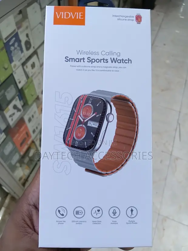 Vidvie SW1615 Smart Watch ya Kupiga Simu bila Waya - 1