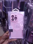 Classic Pink Translucent MagSafe Case ya iPhone 14 Pro Max - 1