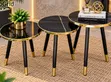 Modern 3-in-1 Executive Round Marble Table - 1