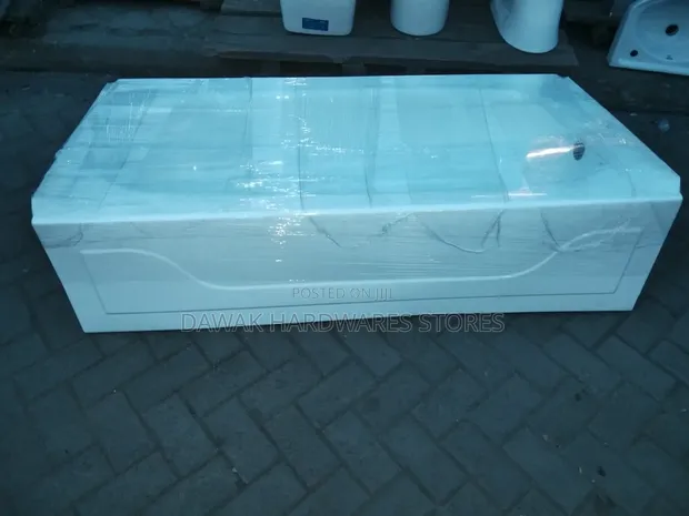 Brand New Aico Steel Rectangular Built-in Bathtub - 1