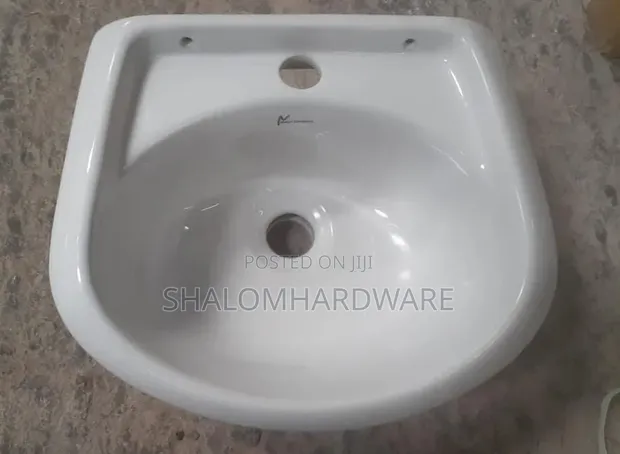 Premier Semicircle Ceramic Sink - Brand New - 1