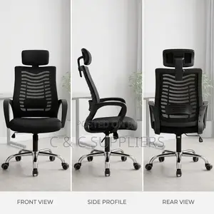 Home Office Headrest Task Chair - Black