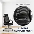 Home Office Headrest Task Chair - Black - 5