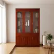 Kabati la Faili la Mahogany la Milango 3 - 4