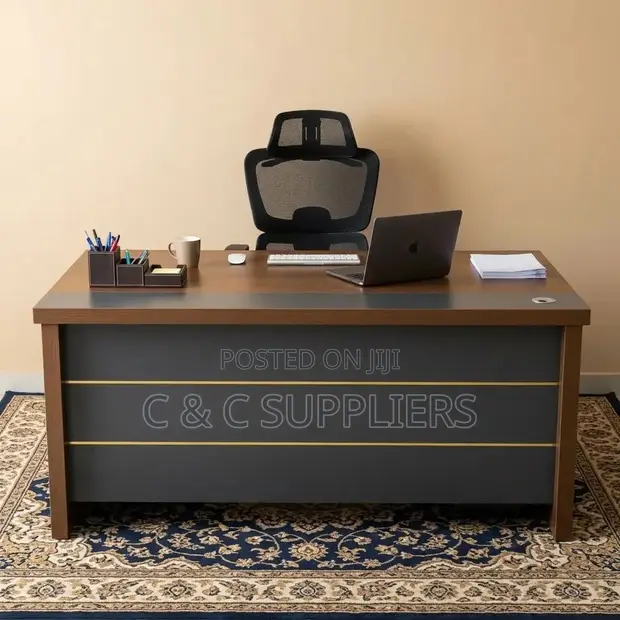 Executive Advanced Desk with Pedestal - 160cm - 1