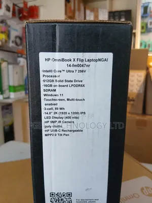 Laptop Mpya HP OmniBook X Flip 14" - Intel Core Ultra 7, 16GB RAM, 512GB SSD