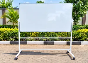 6x4ft Magnetic Whiteboard with Wheeled Stand