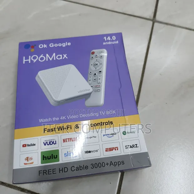 H96 Max Smart TV Box 2GB RAM 16GB Storage - 1