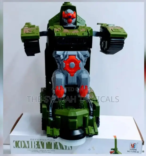 Transforming Robot to Combat Tank Toy - 1