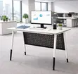 Office Table: Metal 4 Legs 120cm - 5