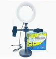 6-Inch Ring Light na Double Stand Holder - 3
