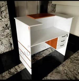 Boss Office Products 1.2m Dawati la Mapokezi la Ofisi lenye Hifadhi