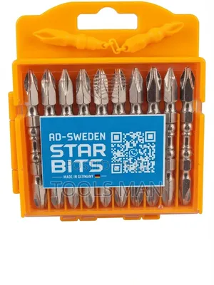 As Sweden Star Bits Screwdriver Bit Set 10pc