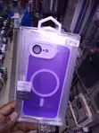 Translucent Matte MagSafe Case with Lens Cover for iPhone 16E - Purple - 1
