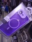 Translucent Matte MagSafe Case with Lens Cover for iPhone 16E - Purple - 2
