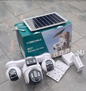 Kamera ya 8MP 4-Lens 4G Solar PTZ ya Nje