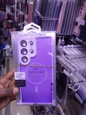 Translucent Matte MagSafe Case for Galaxy S24 Ultra - Purple