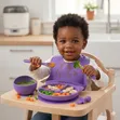 6-Piece Silicone Baby Feeding Set - Suction Plate, Bowl, Bib - 2